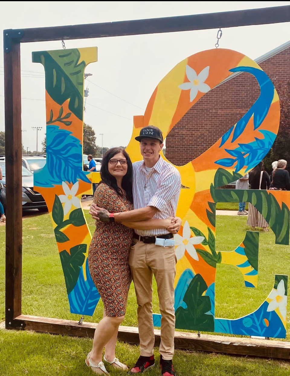 Angelina McClain and her husband Corey