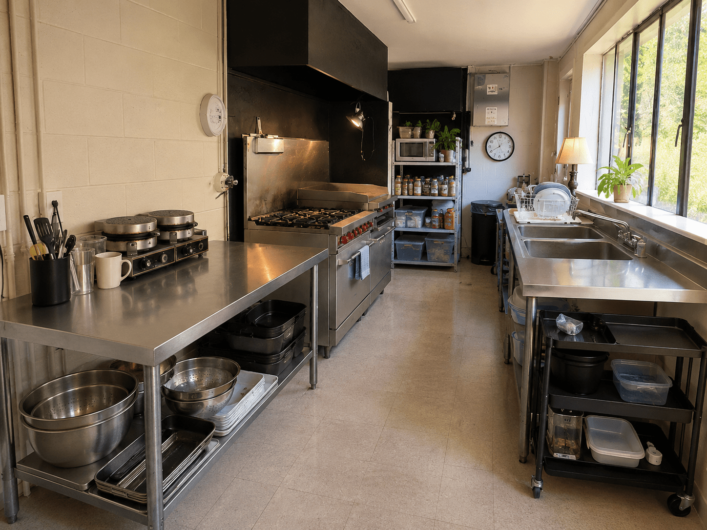 Kitchen at Warriors Center New Albany