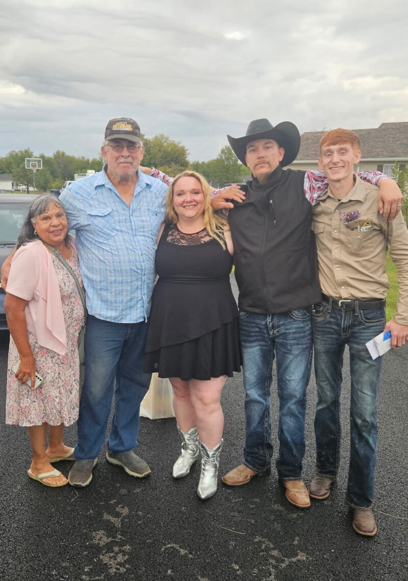 Adrianna with her family